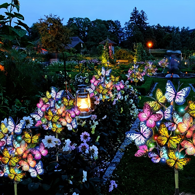Smart Garden Lamp - Solar LED Butterfly Garden Lights Waterproof