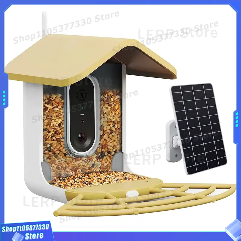 Smart Garden Ai - Solar Powered Bird Feeder Camera 2K