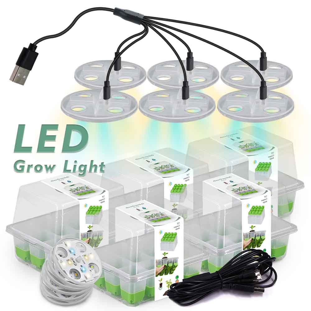 Smart Garden Lamp - LED Grow Light Seedling Starter Tray