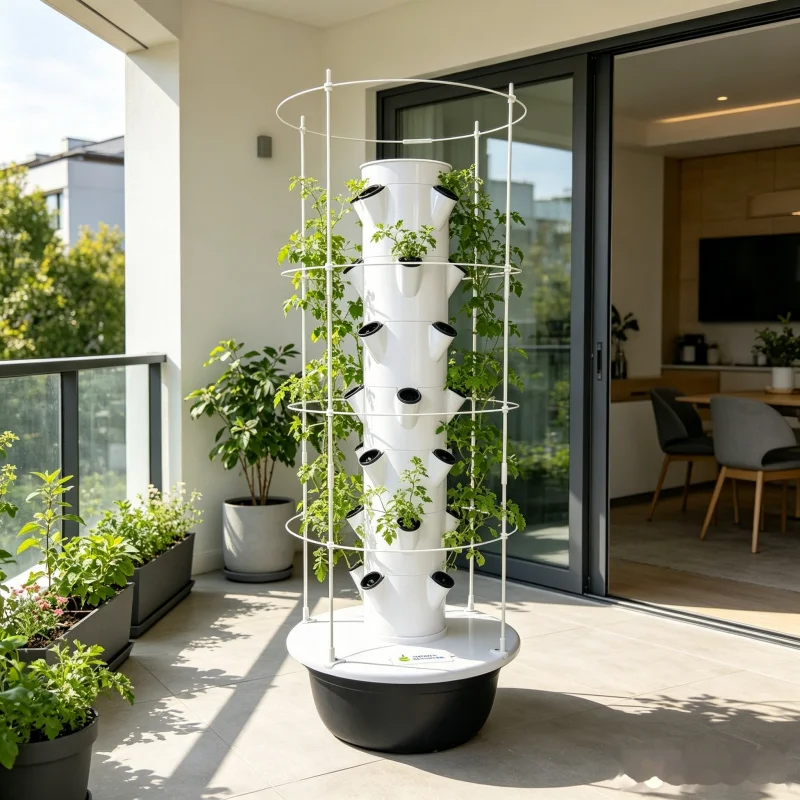 Smart Garden Trellis - 9 Layer Hydroponic Tower Indoor Vegetable