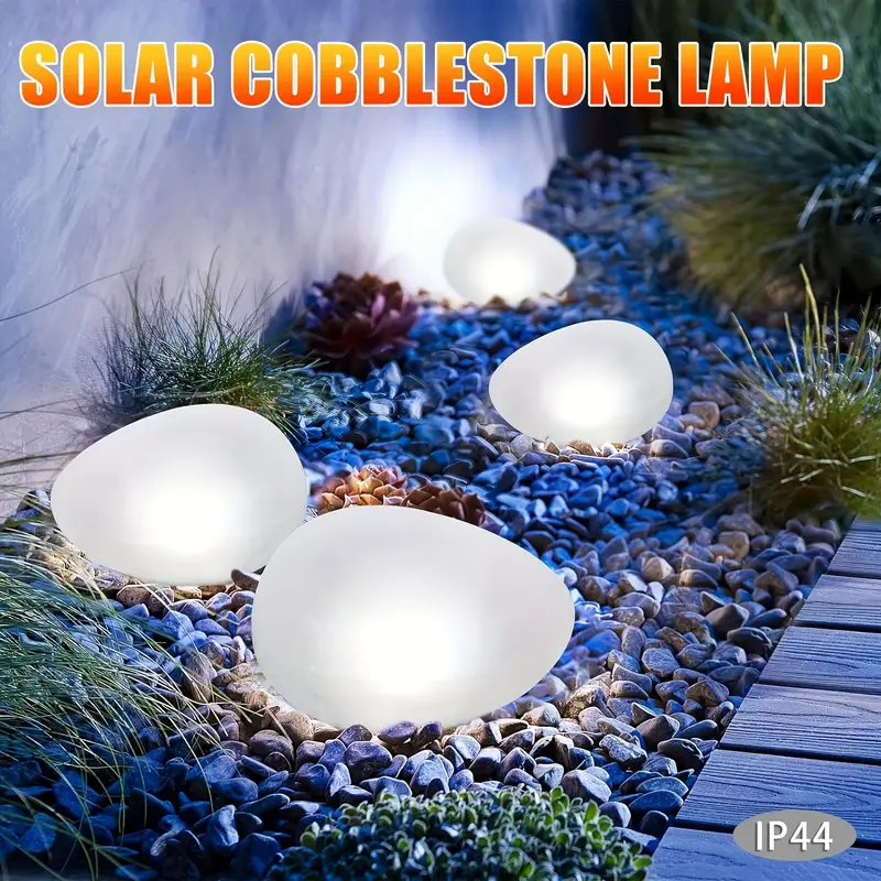 Smart Led Garden - 1/2Pack Solar Pebble Lights – Outdoor