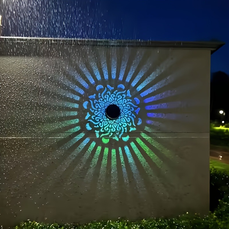 Smart Garden Lamp - Solar LED Wall Light Mandala Projection