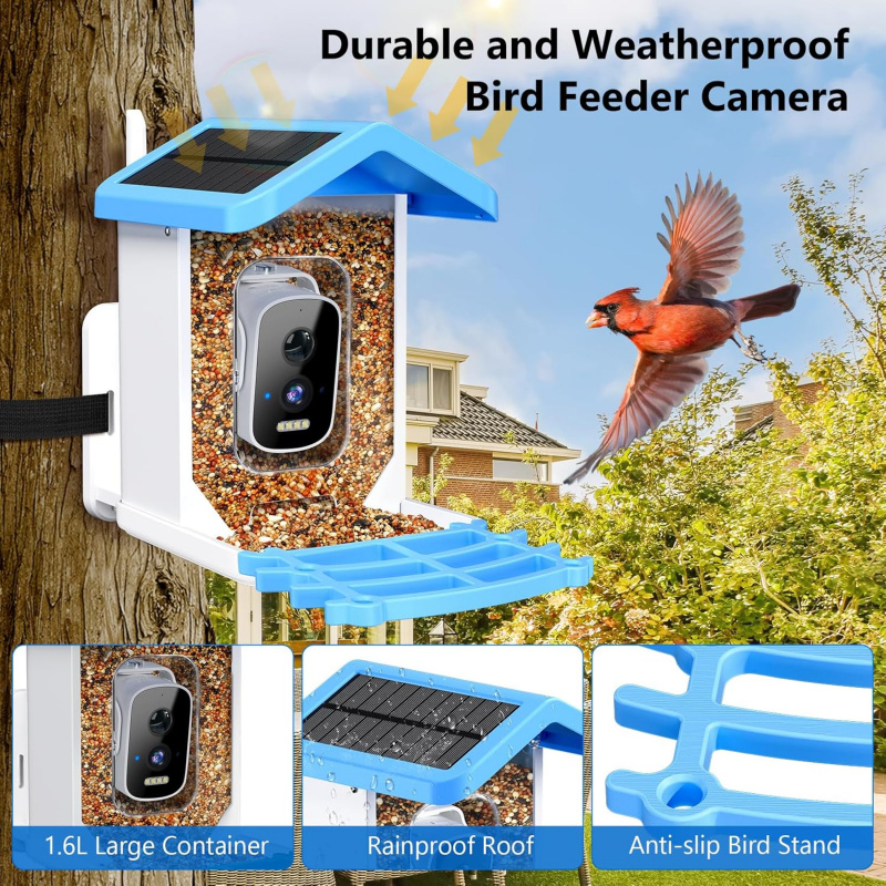 Smart Bird Feeder with Camera  - đánh giá và giá Smart Garden Ai