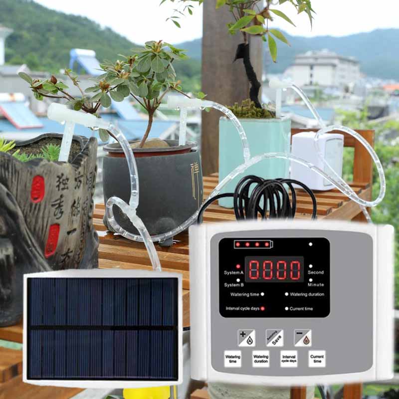 Automatic Solar Energy Drip Ir - đánh giá và giá Smart Garden System