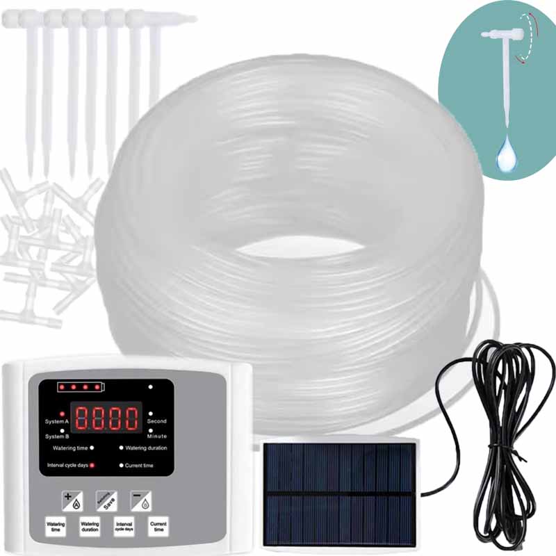 Automatic Solar Energy Drip Ir - đánh giá và giá Smart Garden System
