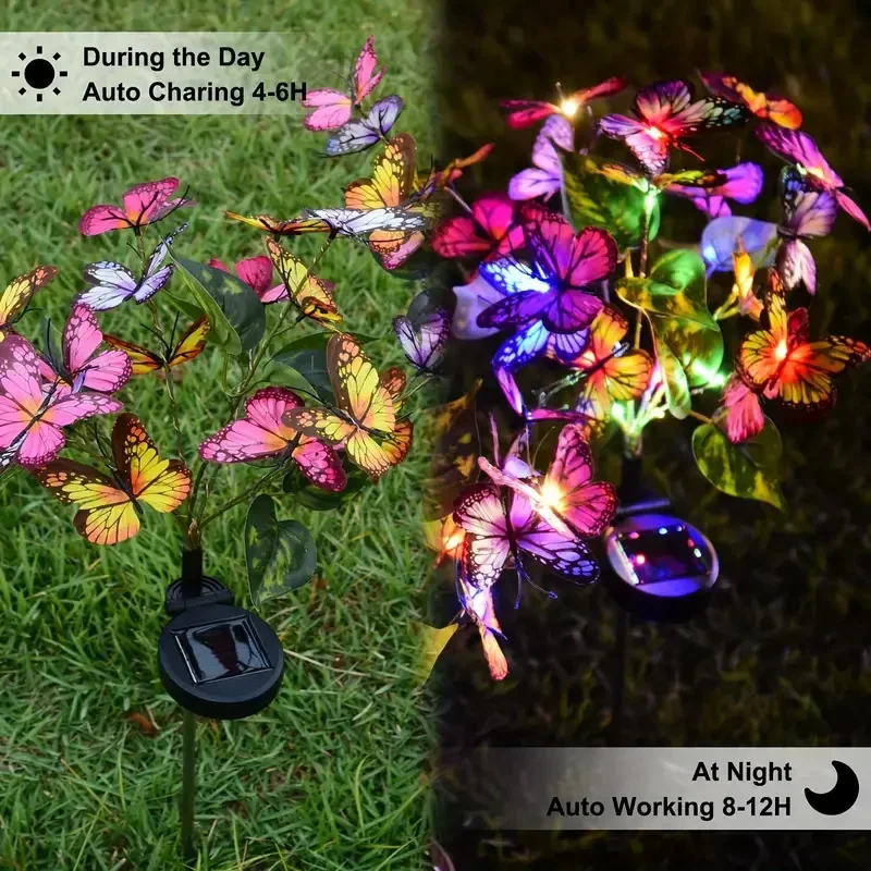 Solar LED Butterfly Garden Lig - đánh giá và giá Smart Garden Lamp