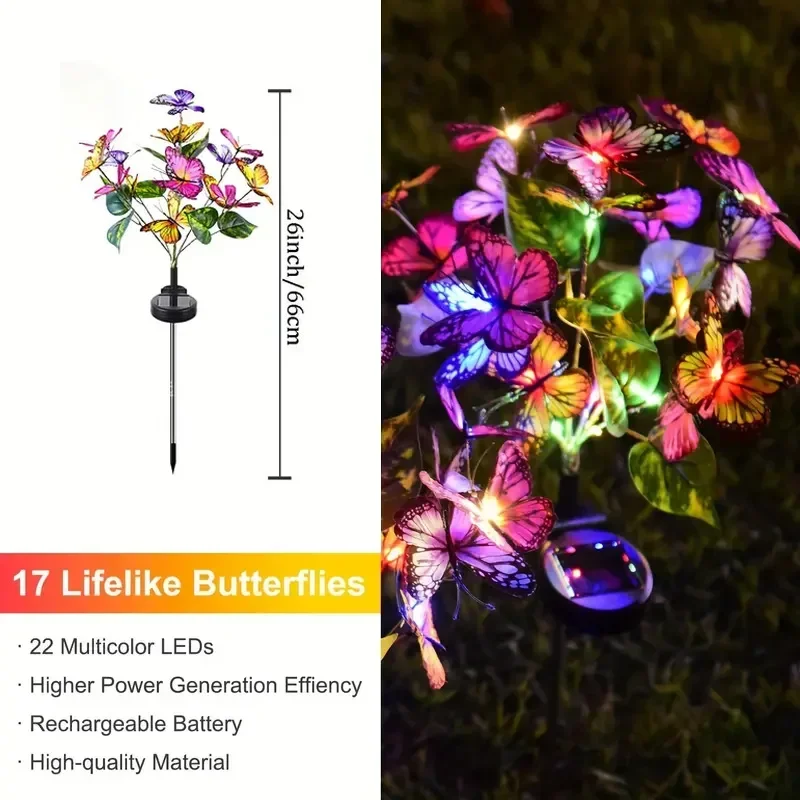 Solar LED Butterfly Garden Lig - đánh giá và giá Smart Garden Lamp
