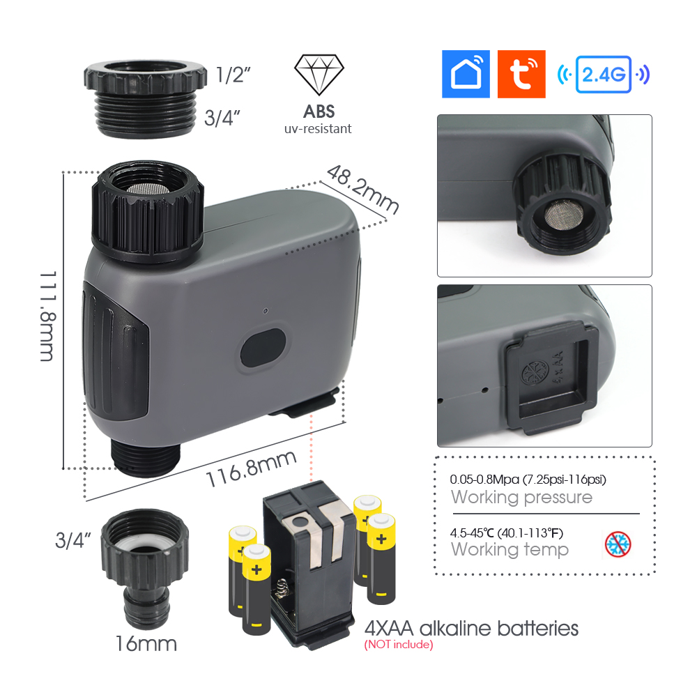Tuya Smart Wifi Timer Misting  - đánh giá và giá Smart Garden System