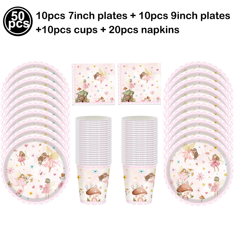 Fairy Party Decor Paper Plates - đánh giá và giá Smart Garden Diy