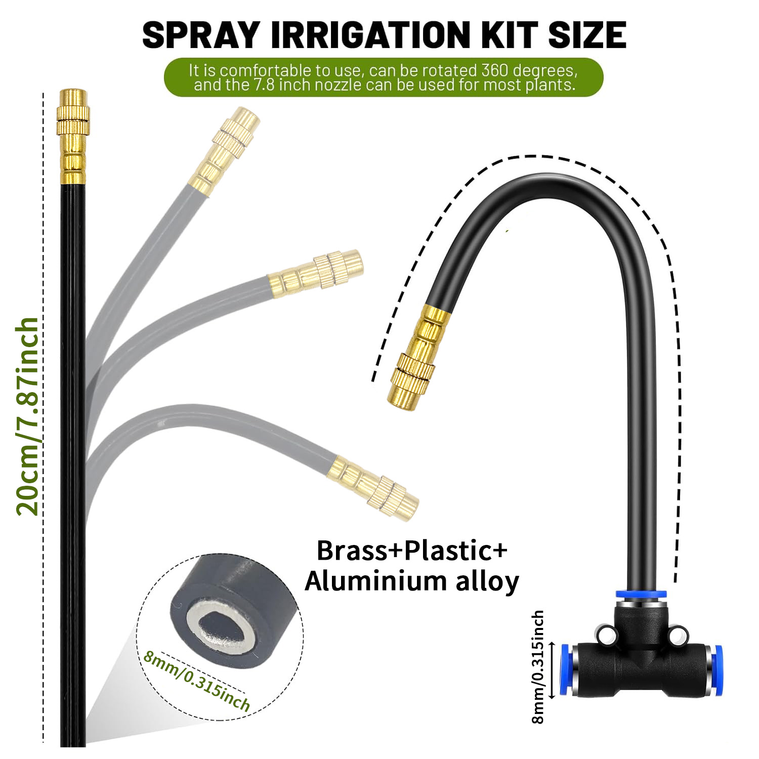 Garden 5/8mm PE Hose Sprayer K - đánh giá và giá Smart Garden Sprinkler