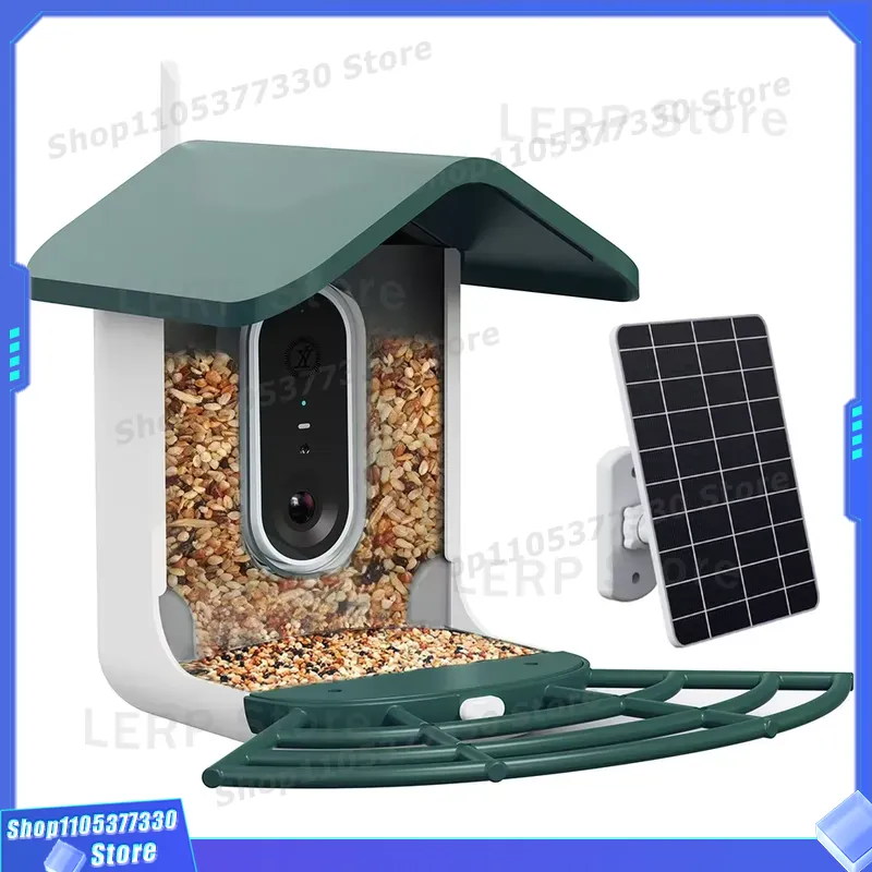 Solar Powered Bird Feeder Came - đánh giá và giá Smart Garden Ai