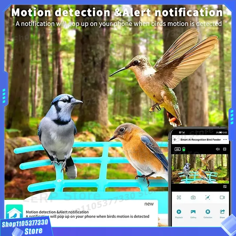 Solar Powered Bird Feeder Came - đánh giá và giá Smart Garden Ai