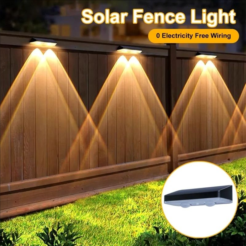 RGB Solar Fence Lights Outdoor - đánh giá và giá Smart Garden Smart Fence