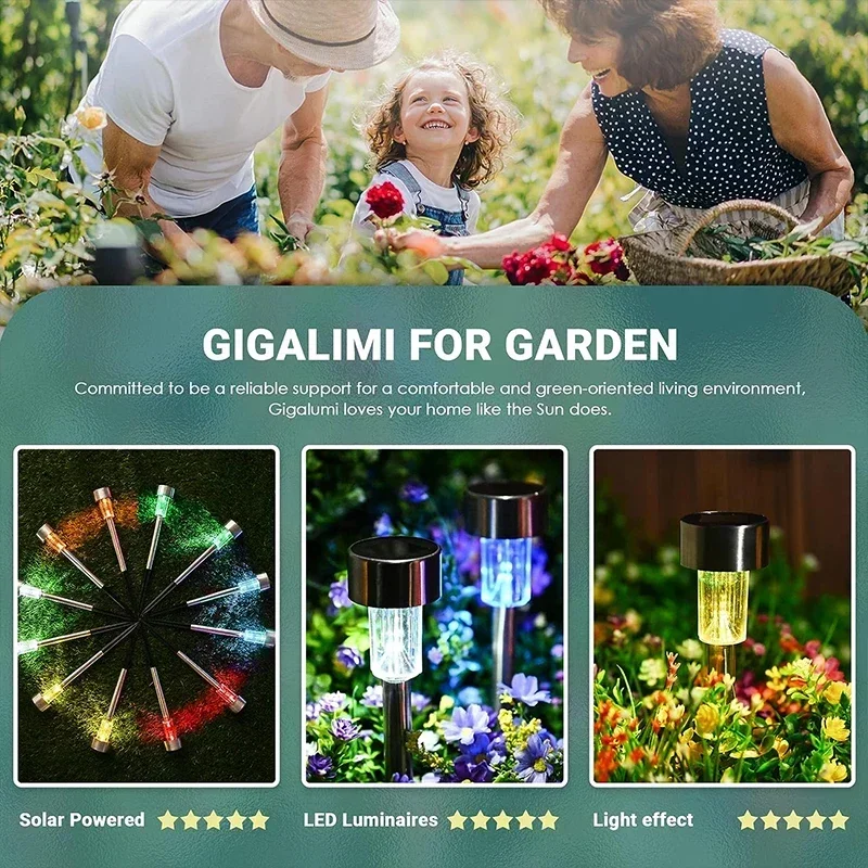 Solar Outdoor Lights Garden La - đánh giá và giá Smart Garden Lamp