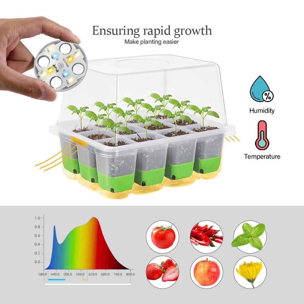 LED Grow Light Seedling Starte - đánh giá và giá Smart Garden Lamp