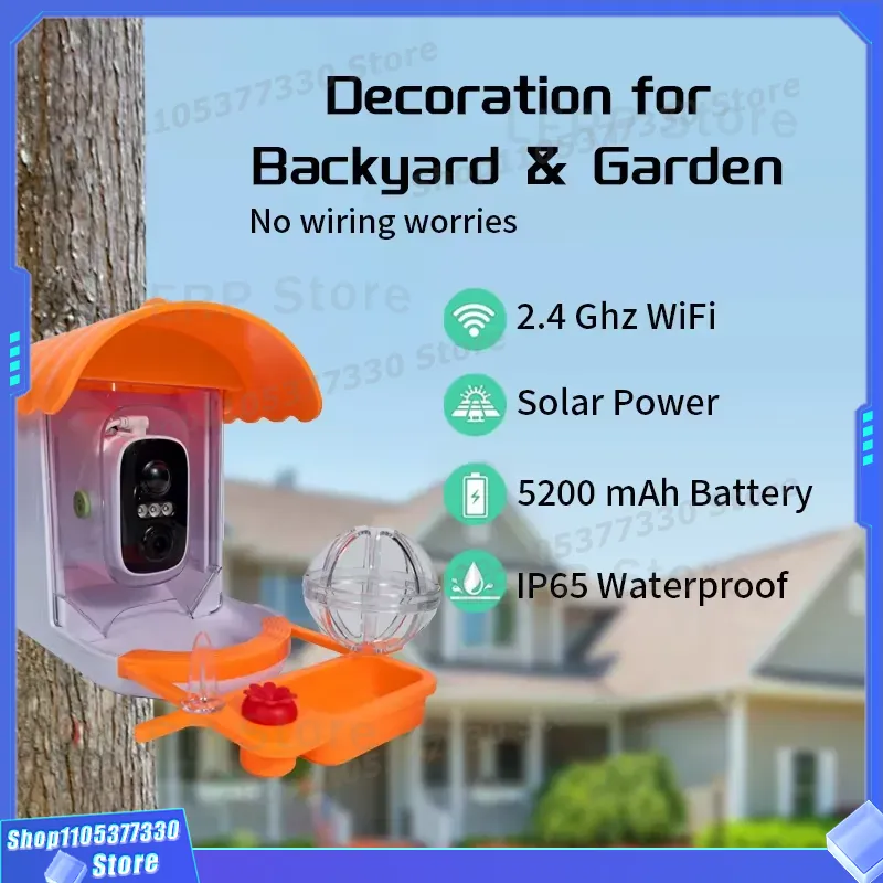 3MP HD Smart Bird Feeder with  - đánh giá và giá Smart Garden Ai
