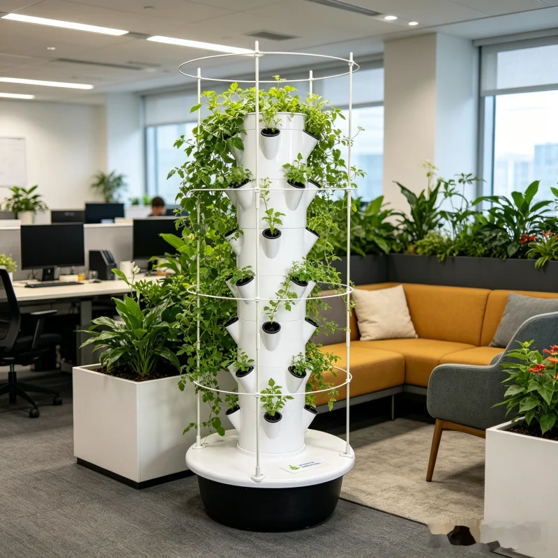 9 Layer Hydroponic Tower Indoo - đánh giá và giá Smart Garden Trellis
