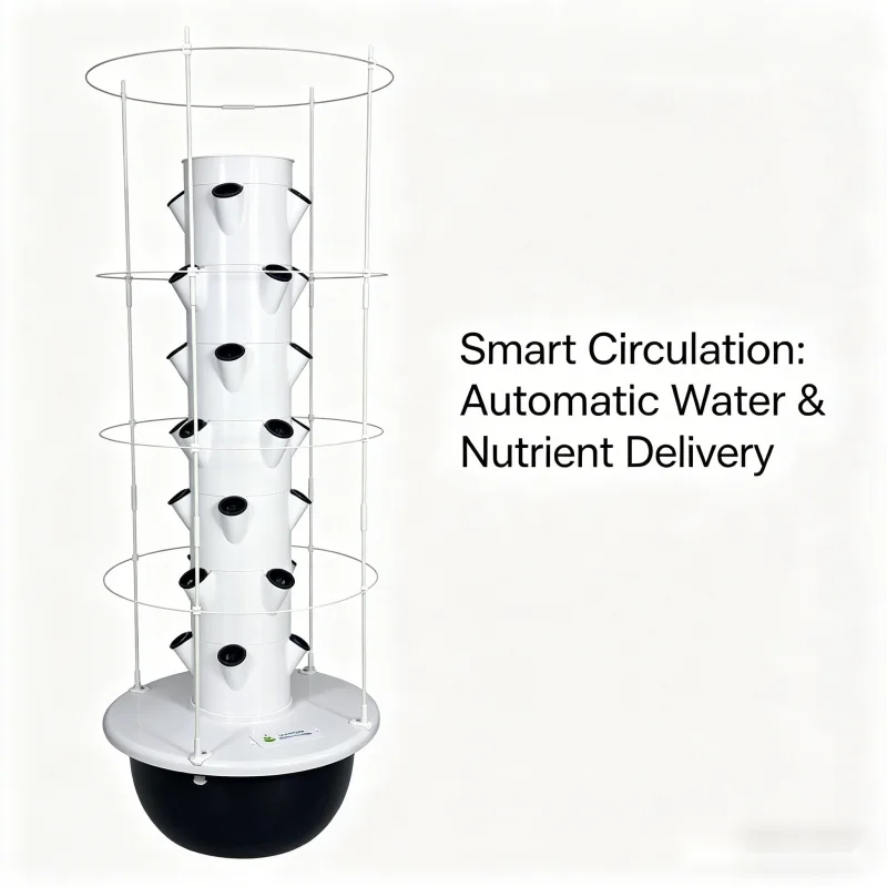 9 Layer Hydroponic Tower Indoo - đánh giá và giá Smart Garden Trellis