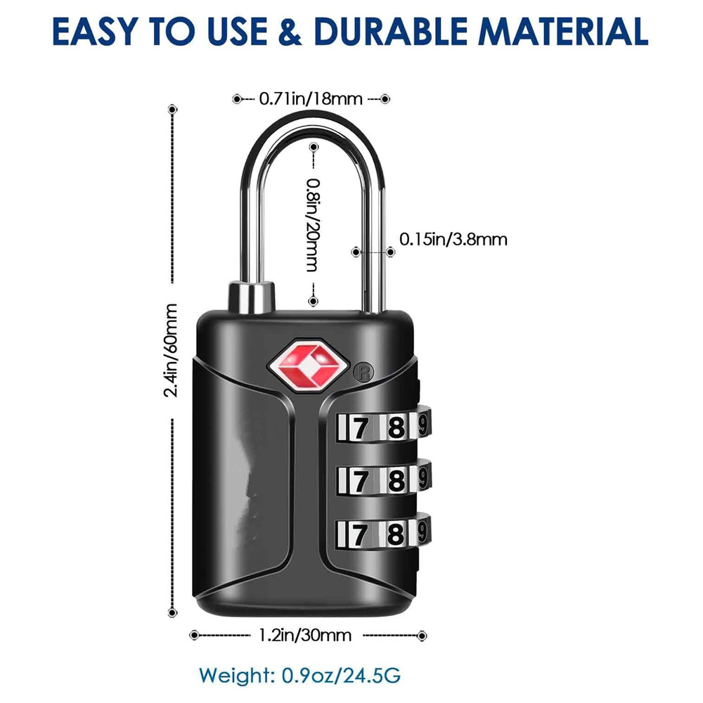 TSA Approved Luggage Locks, Co - đánh giá và giá Smart Garden Gate Lock