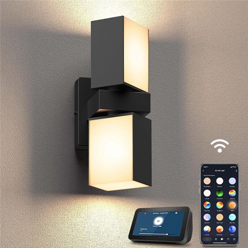 A33Z-LED Wall Light Dual Head  - đánh giá và giá Smart Garden Smart Fence