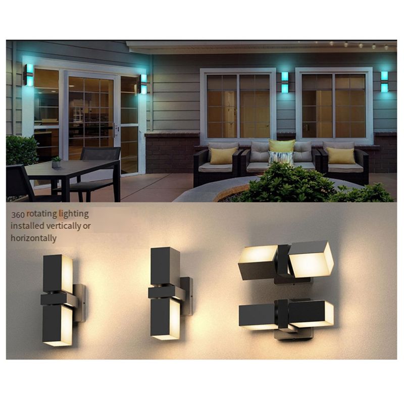 A33Z-LED Wall Light Dual Head  - đánh giá và giá Smart Garden Smart Fence