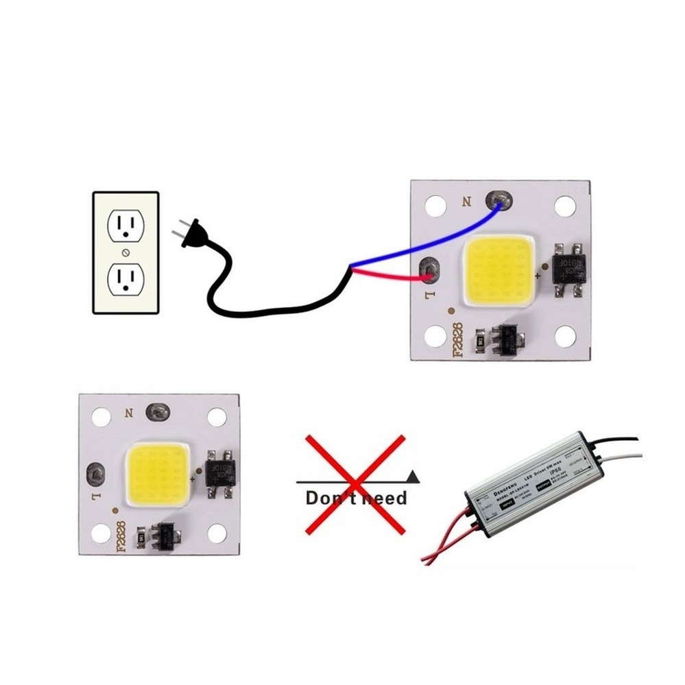 10W COB Mô Đun 220V Chip LED Đ - đánh giá và giá Smart Led Garden