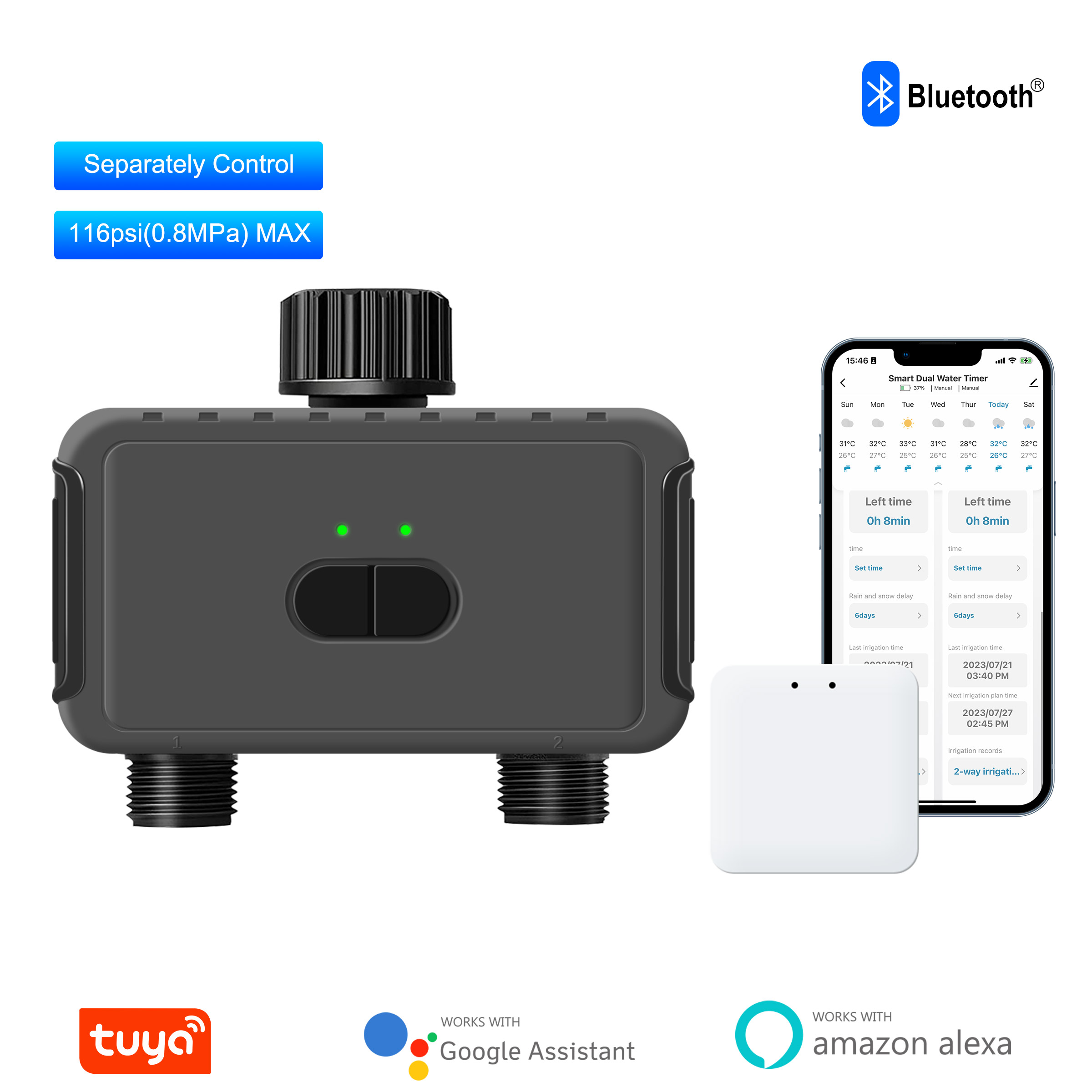 KEMEK Smart Programmable Sprin - đánh giá và giá Smart Garden Water Features