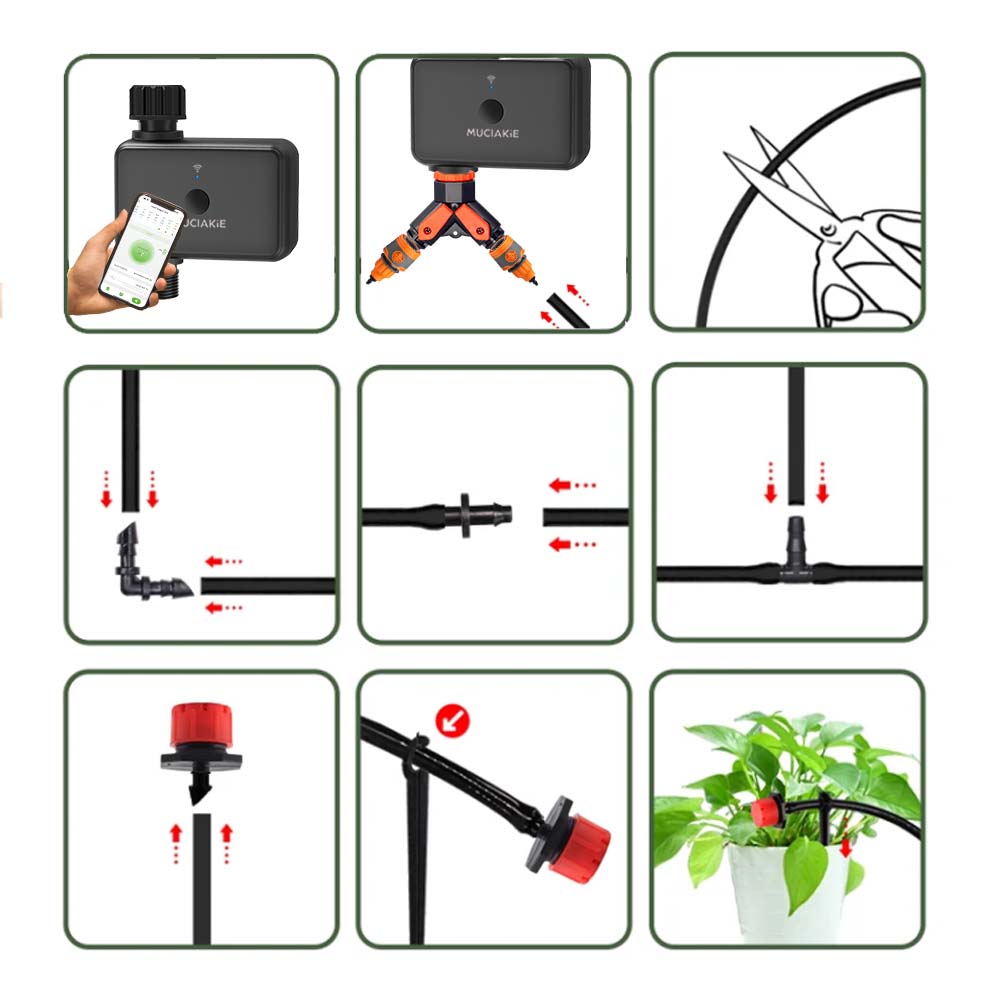 30-10m Garden Dual-band WiFi T - đánh giá và giá Smart Garden Sprinkler