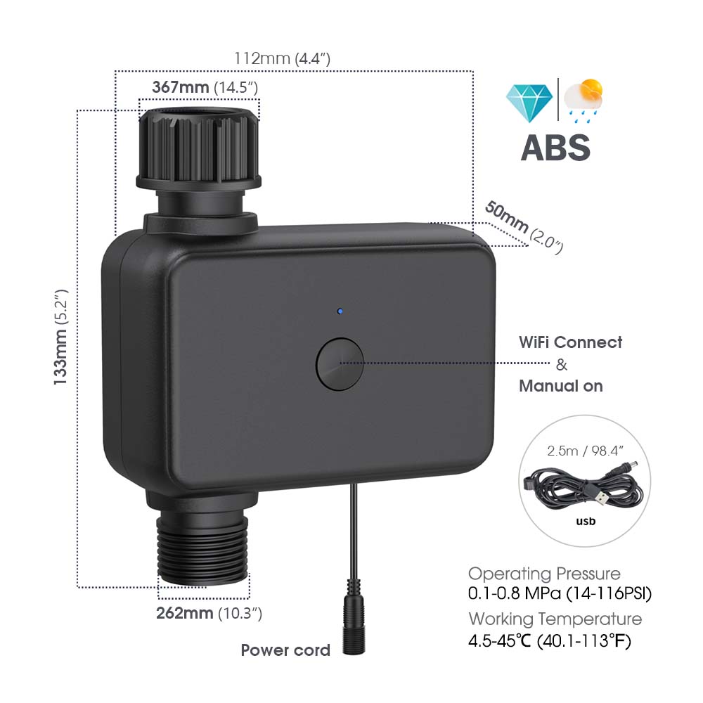 30-10m Garden Dual-band WiFi T - đánh giá và giá Smart Garden Sprinkler