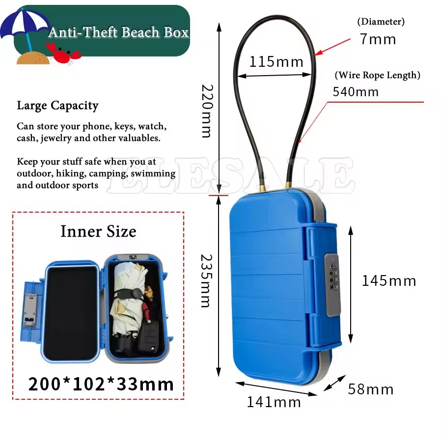 Creative Portable 4-digit Comb - đánh giá và giá Smart Garden Gate Lock