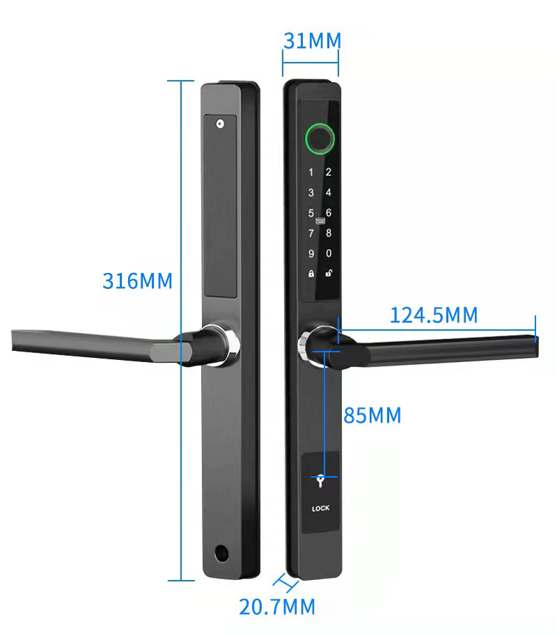 ZHDCOOKEY Biometric Digital Do - đánh giá và giá Smart Garden Gate Lock