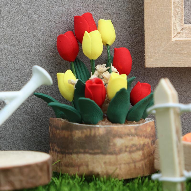 2 Dollhouse Tulip Pot Plant Re - đánh giá và giá Smart Garden Diy