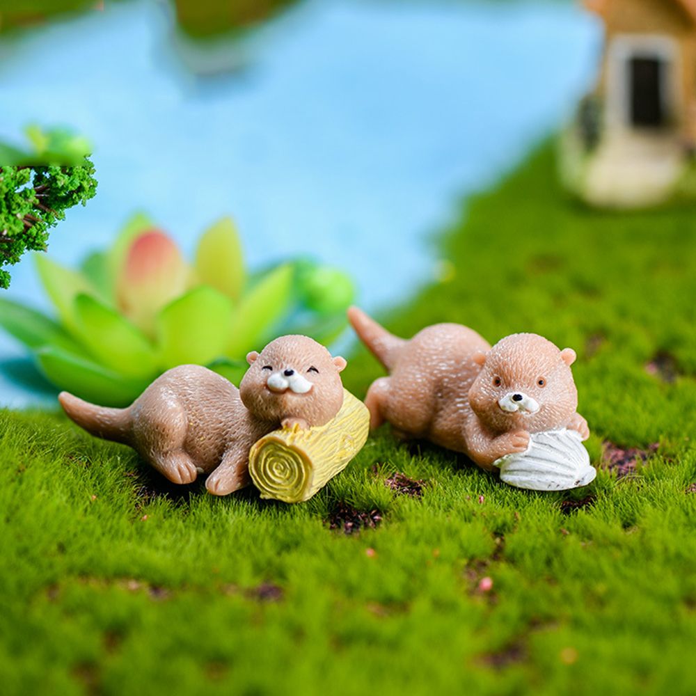 Otters Figurine Mini Home Deco - đánh giá và giá Smart Garden Diy