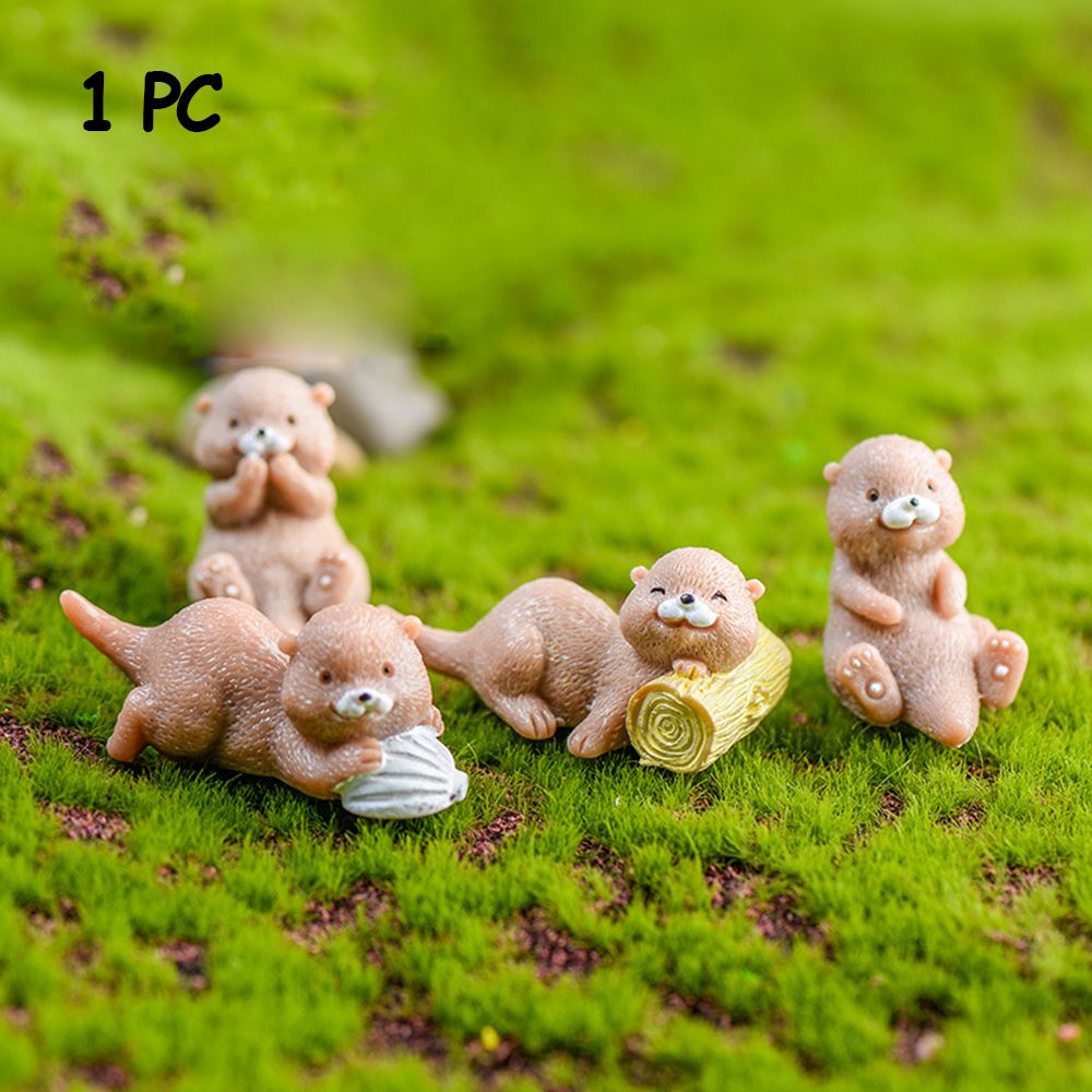 Otters Figurine Mini Home Deco - đánh giá và giá Smart Garden Diy