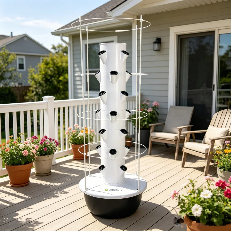 5 Layer Spacetree Vertical Hyd - đánh giá và giá Smart Garden Trellis