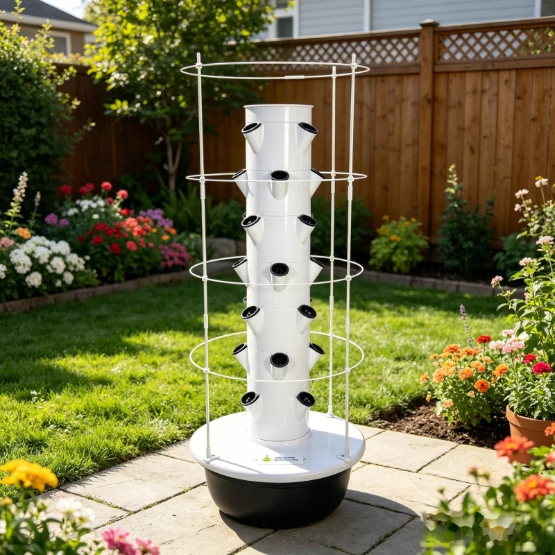 5 Layer Spacetree Vertical Hyd - đánh giá và giá Smart Garden Trellis