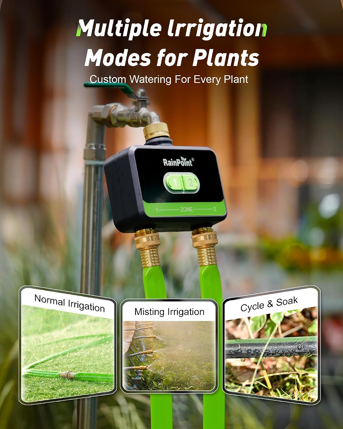 2-Zone Smart WiFi Water Timer  - đánh giá và giá Smart Garden Sprinkler
