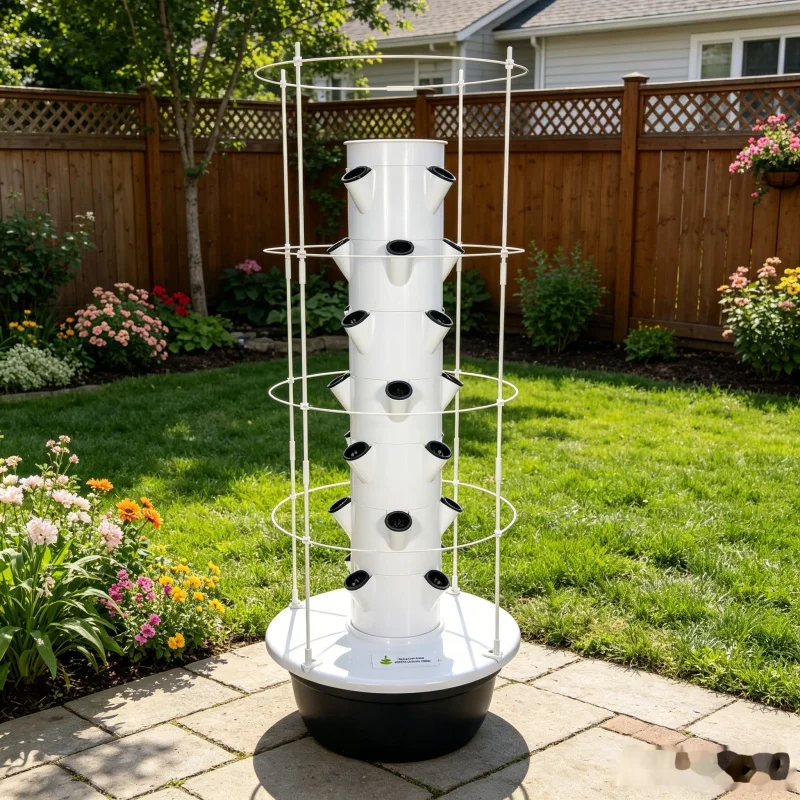 9 Layer Hydroponic Tower Garde - đánh giá và giá Smart Garden Trellis