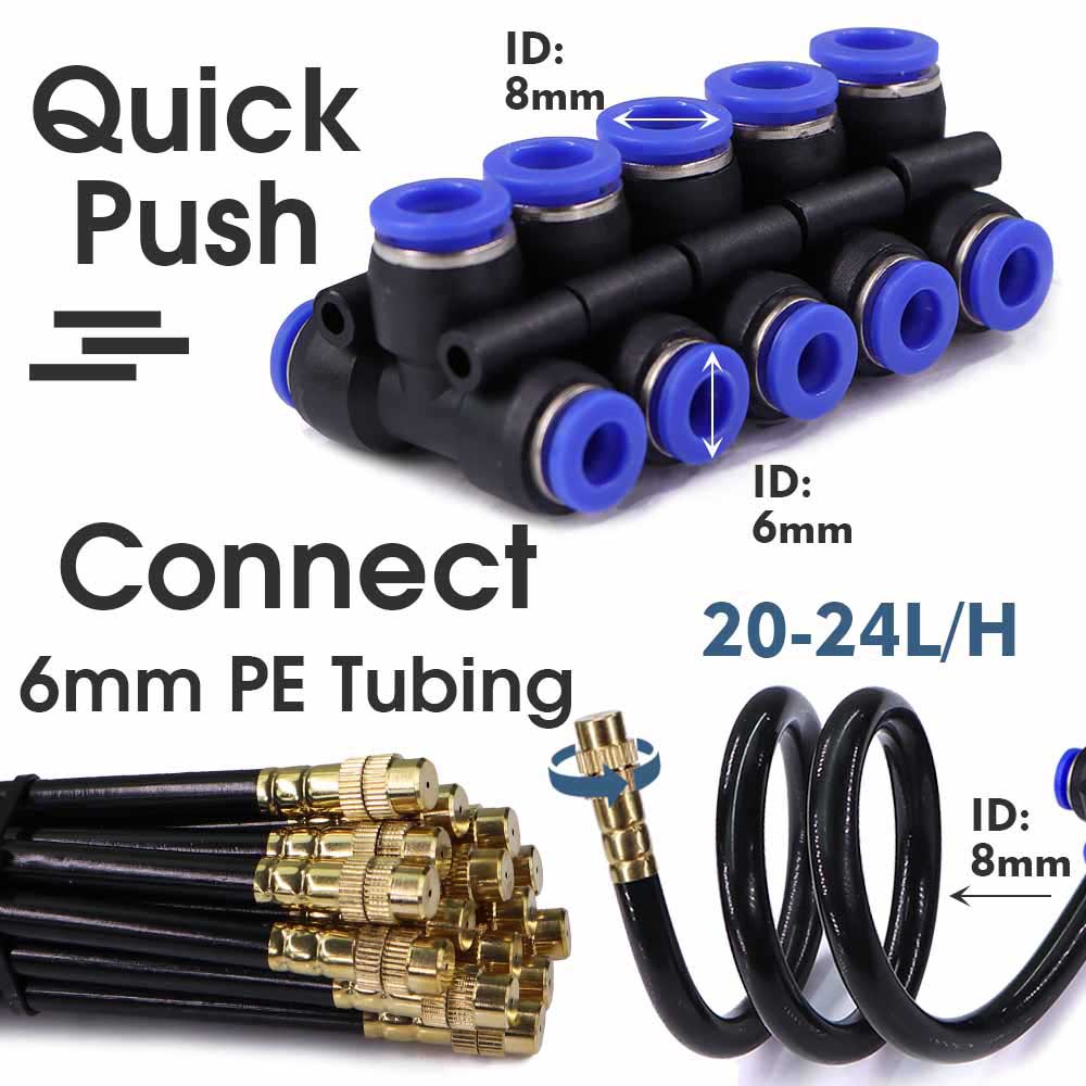 60w Self-priming Pump Misting  - đánh giá và giá Smart Garden System