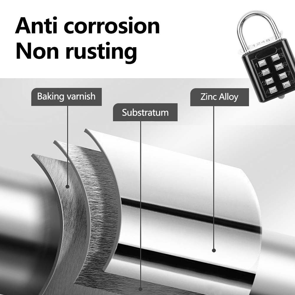 8-digit Combination Outdoor Bu - đánh giá và giá Smart Garden Gate Lock