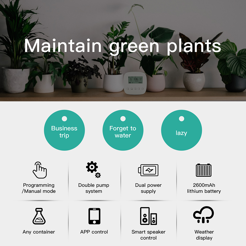 WiFi Tuya Smart Watering Machi - đánh giá và giá Smart Garden System