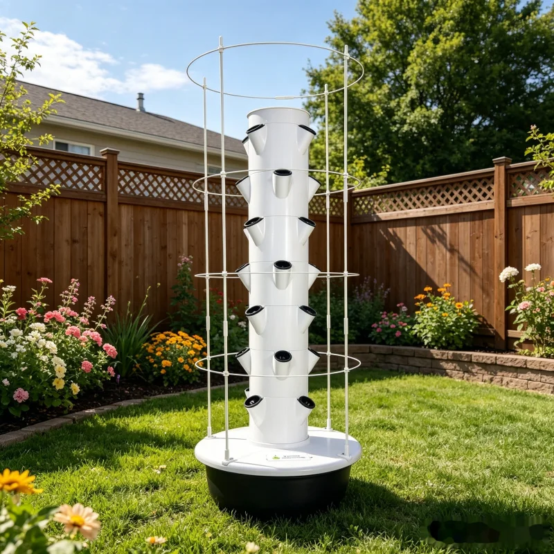 7 Layers Vertical Hydroponic T - đánh giá và giá Smart Garden Trellis