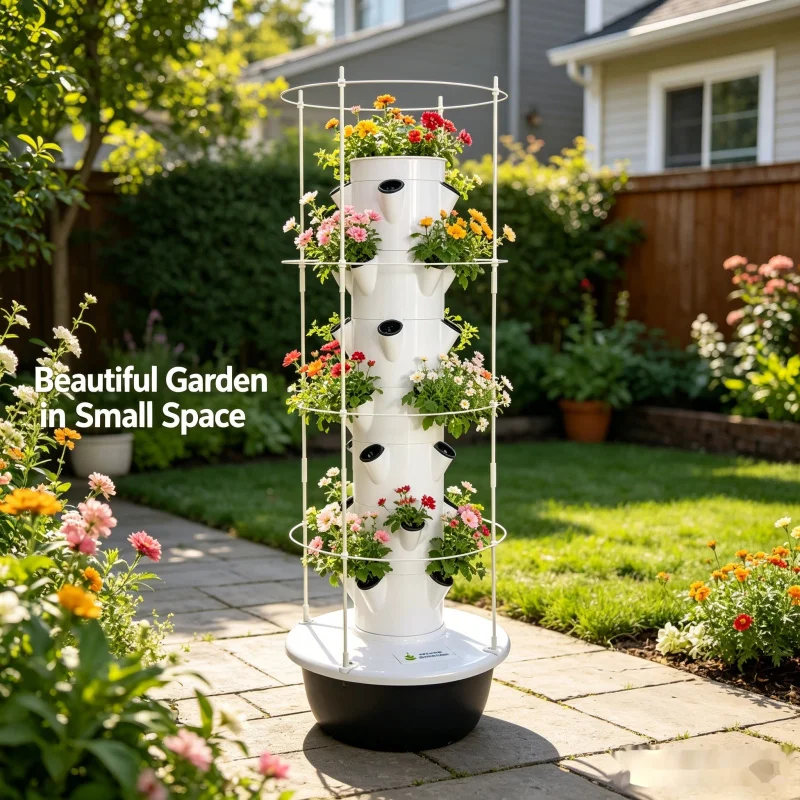 5-Layer Vertical Hydroponic Ga - đánh giá và giá Smart Garden Trellis