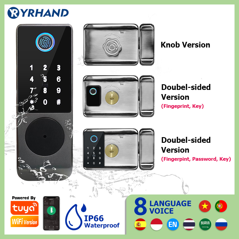 Tuya Smart lock Waterproof Wif - đánh giá và giá Smart Garden Gate Lock