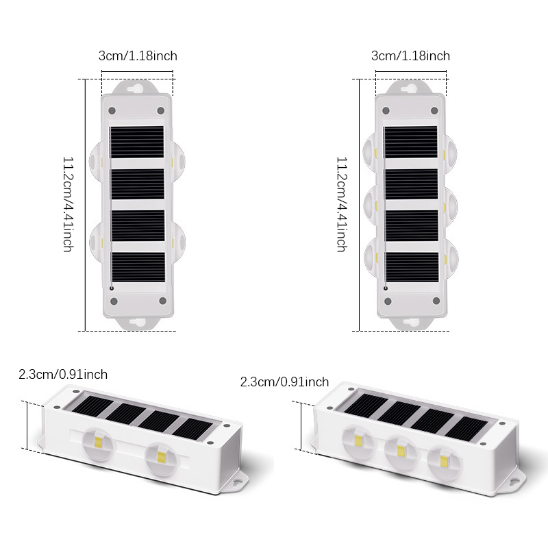 Pop 4Pcs Solar Wall Lights Wit - đánh giá và giá Smart Garden Smart Fence