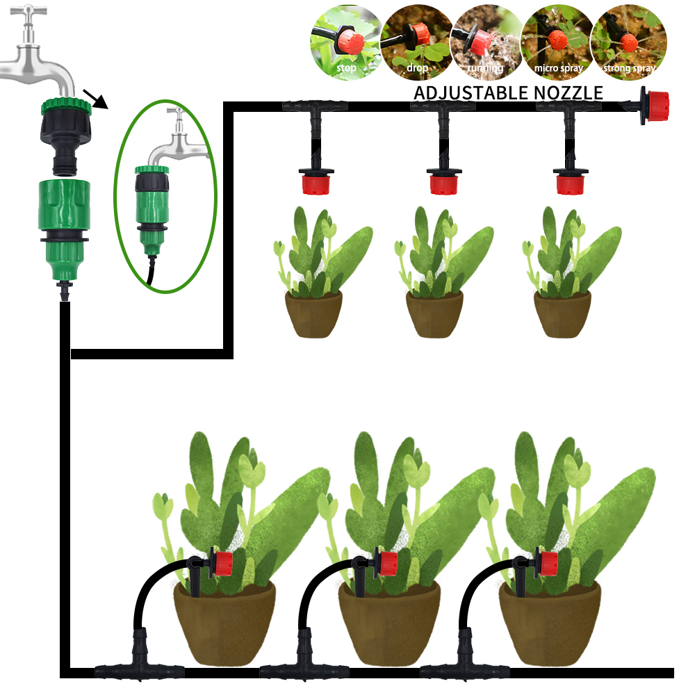 Micro Drip Irrigation System P - đánh giá và giá Smart Garden Sprinkler