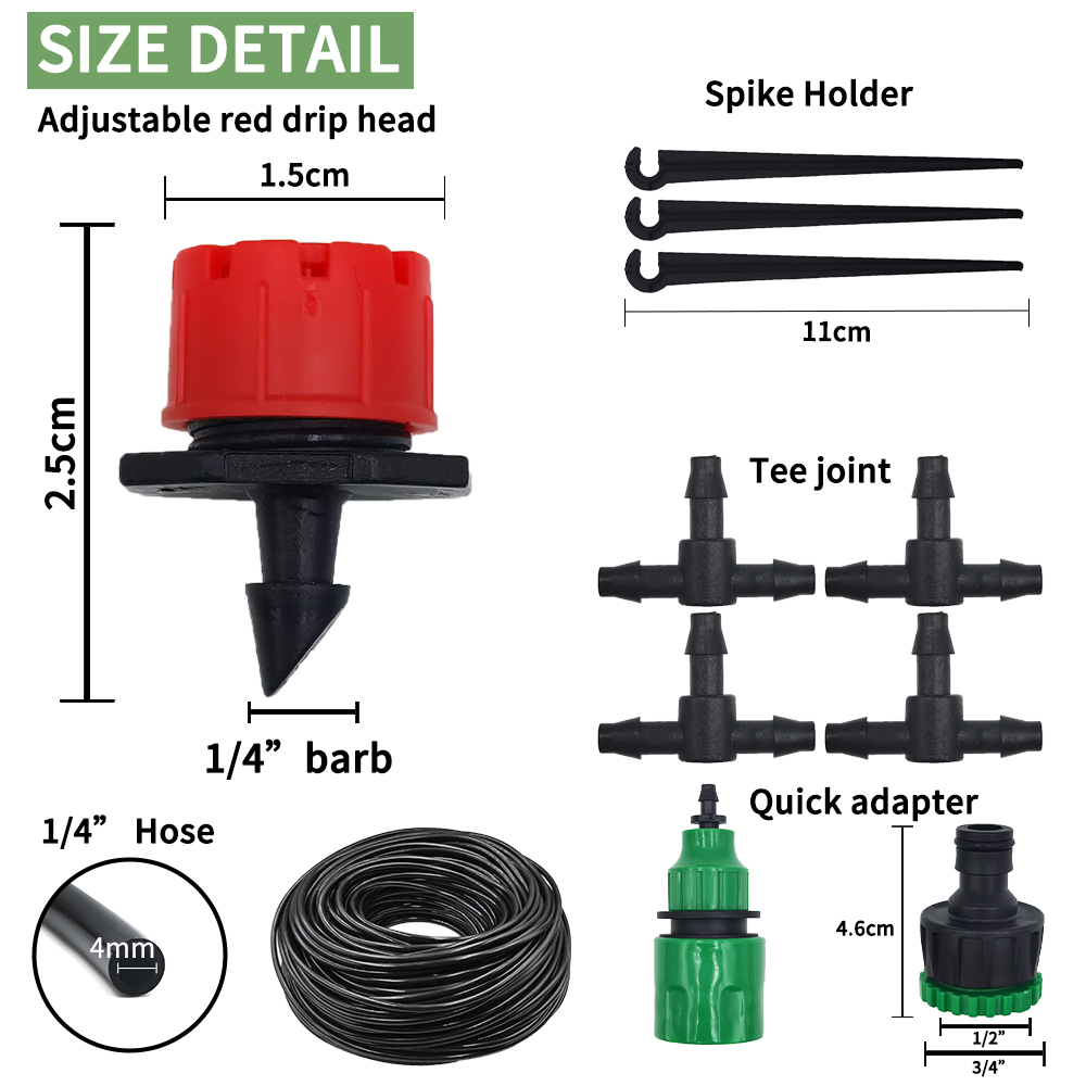Micro Drip Irrigation System P - đánh giá và giá Smart Garden Sprinkler